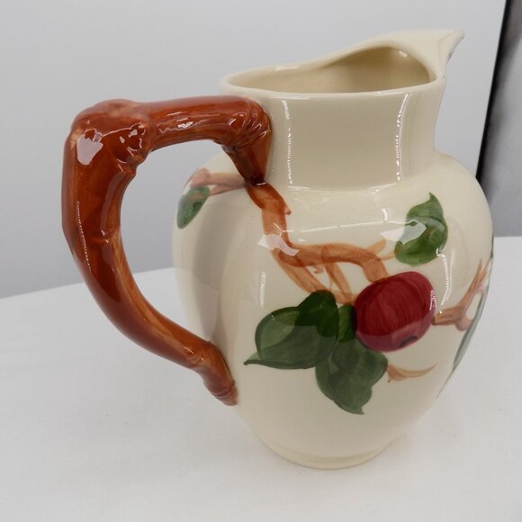 Franciscan Apple 64 oz Water Pitcher Ice Lip Vintage 9" t 9" w NO BACKSTAMP - Picture 6 of 9